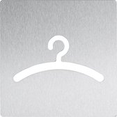 Wagner-EWAR RVS pictogram garderobe AC470, in 2 varianten leverbaar