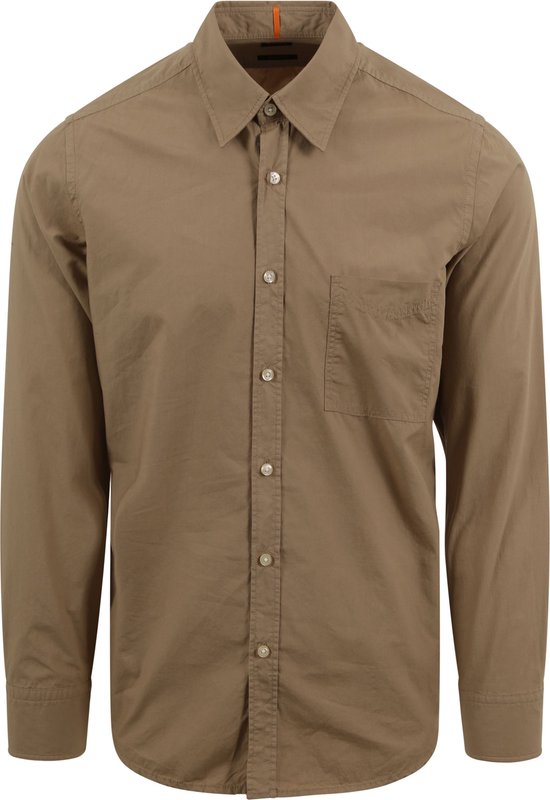 Hugo Boss - Chemise Relegant Beige - Taille M - Coupe régulière