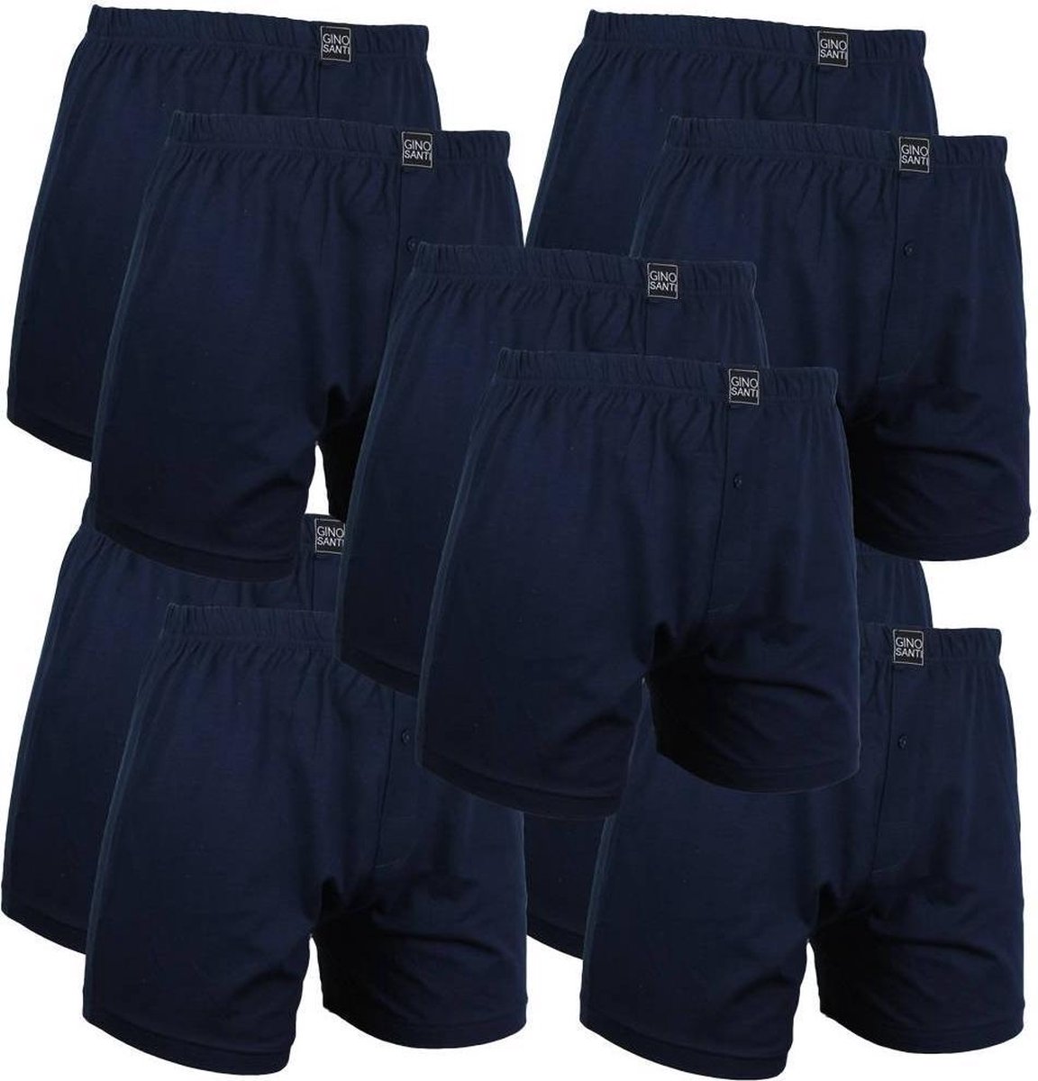 Gino Santi Klassieke boxer 8+2gratis pak Navy