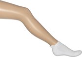 Bonnie Doon - Heren - Cushion Short Sock - Wit/Wit - maat 36-41 (2 paar)