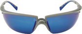 3M veiligheidsbril Solus grijs/blauw montuur blauw weerspiegelende lens weerspiegelende coating (