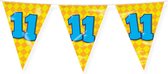 Paperdreams Slinger Verjaardag 11 jaar thema Vlaggetjes - feestversiering - 10m - dubbelzijdig