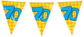 Paperdreams Slinger - Verjaardag 70 jaar thema Vlaggetjes - feestversiering - 10m - dubbelzijdig