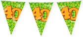 Paperdreams Slinger - Verjaardag 40 jaar thema Vlaggetjes - feestversiering - 10m - dubbelzijdig