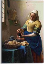 Schilderij Vermeer Melkmeisje 90x60 cm