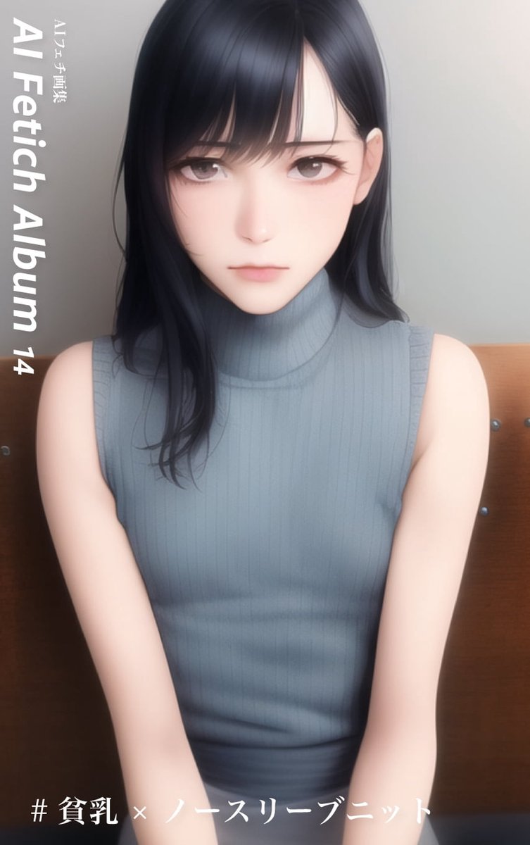 ai 女子 貧乳 AI Fetich Album 14 - AI Fetich Album #14 貧乳ノースリーブニット【AIイラスト作品集】 (ebook),  春風凪 |... | bol