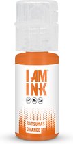 I AM INK - Satsumas Orange 10ml Vegan Tattoo Inkt Oranje | True Pigments | Tattoo Machine Inkt | Handpoke tatoeage inkt | Stick & Poke Ink