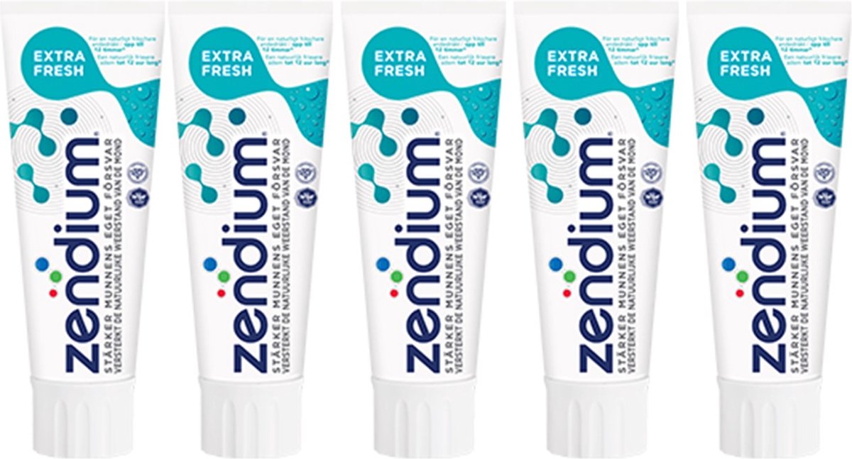 Zendium Extra Fresh Tandpasta Multi Pack - 5 x 75 ml