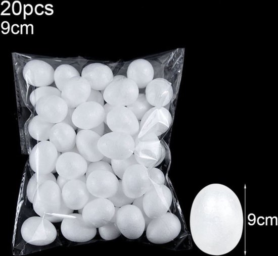 VBS Piepschuim bal, 8 cm, 10 stuks | Knutselwinkel VBS Hobby