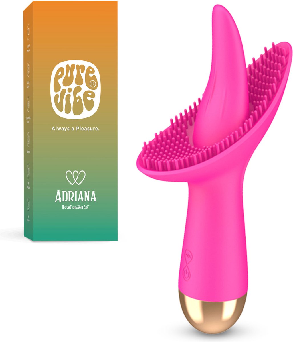 PureVibe® Adriana clitoris vibrator en stimulator met Unieke Werking