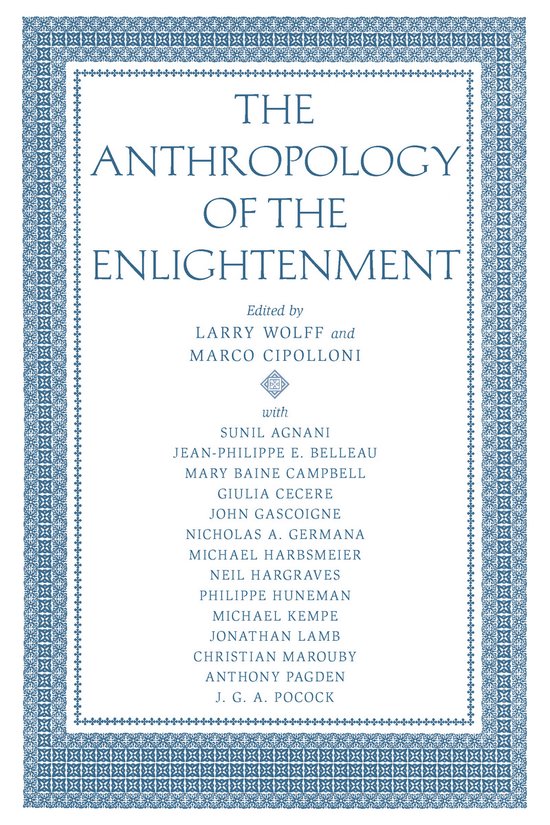 The Anthropology of the Enlightenment - cover