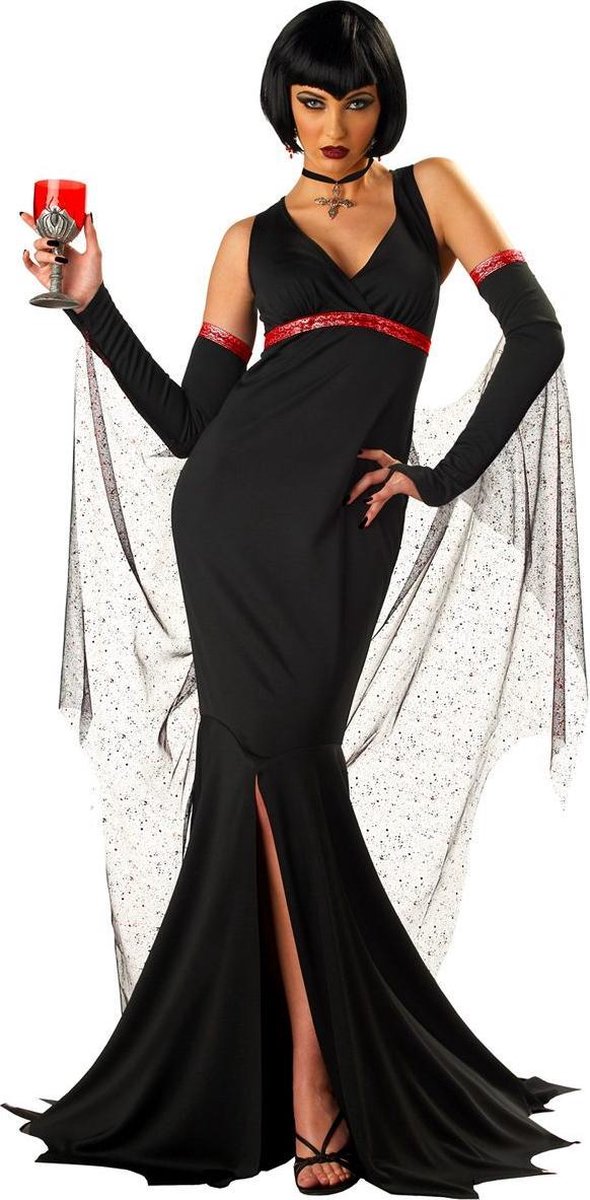 Immortal Seductress Volwassenen Vrouwen Zwart Bekende personages Maat L