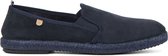 Verbenas Espadrilles Male / Instappers / Herenschoenen - Suède - Troy - Blauw - maat 45