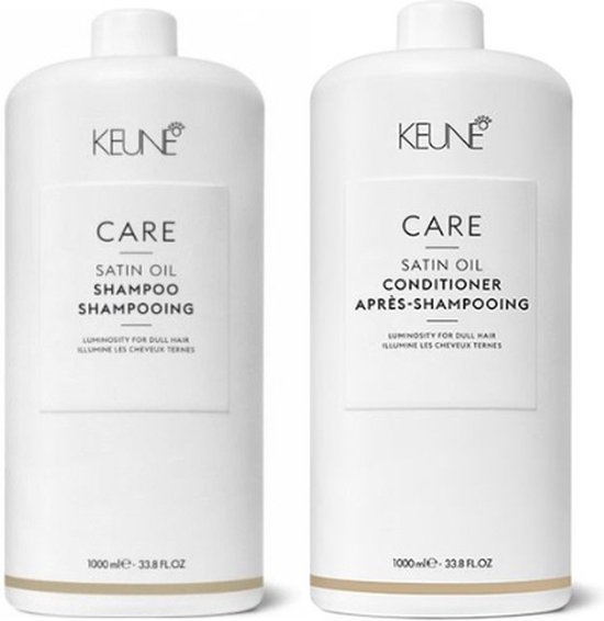 Keune - Soin - Shampooing et revitalisant à l'huile satinée 1000ml