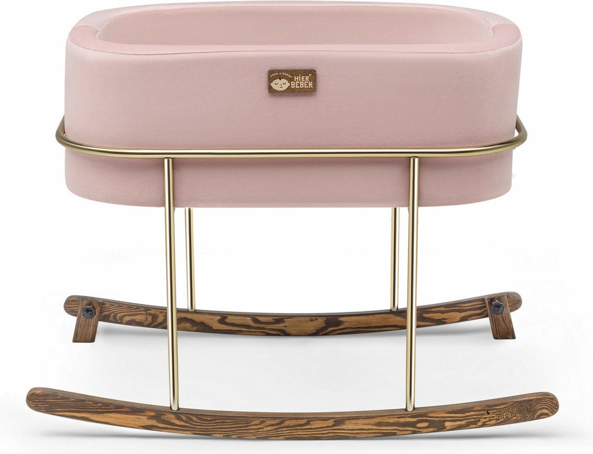 Asir Wieg - Roze Goud - 90 x 70 x 58 cm