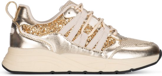 POSH by Poelman GEMMA Dames Sneakers Goud Maat 36 bol