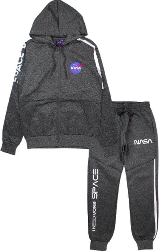 Nasa joggingpak / trainingspak / vrijetijdspak - Vest + Broek - grijs