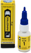 Innotec Fast Glue nr. 1 - 20gr secondenlijm voor verlijmen zachte materialen