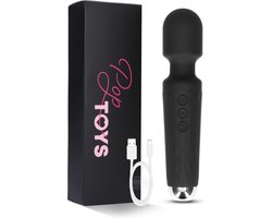 Poptoys Vibrator voor Vrouwen en Koppels - Wand Vibrator - Clitoris Stimulator - G Spot Sex Toys - Erotiek - 8 Snelheden & 20 Vibraties