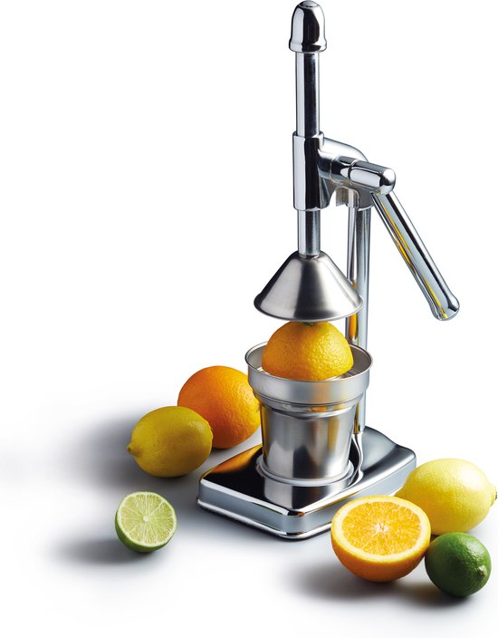 Kitchen Craft MasterClass Deluxe Verchroomde Sapcentrifuge met Hefboomarm - Voor Sinaasappel Citroen en Grapefruit van Kitchen Craft — afbeelding 2