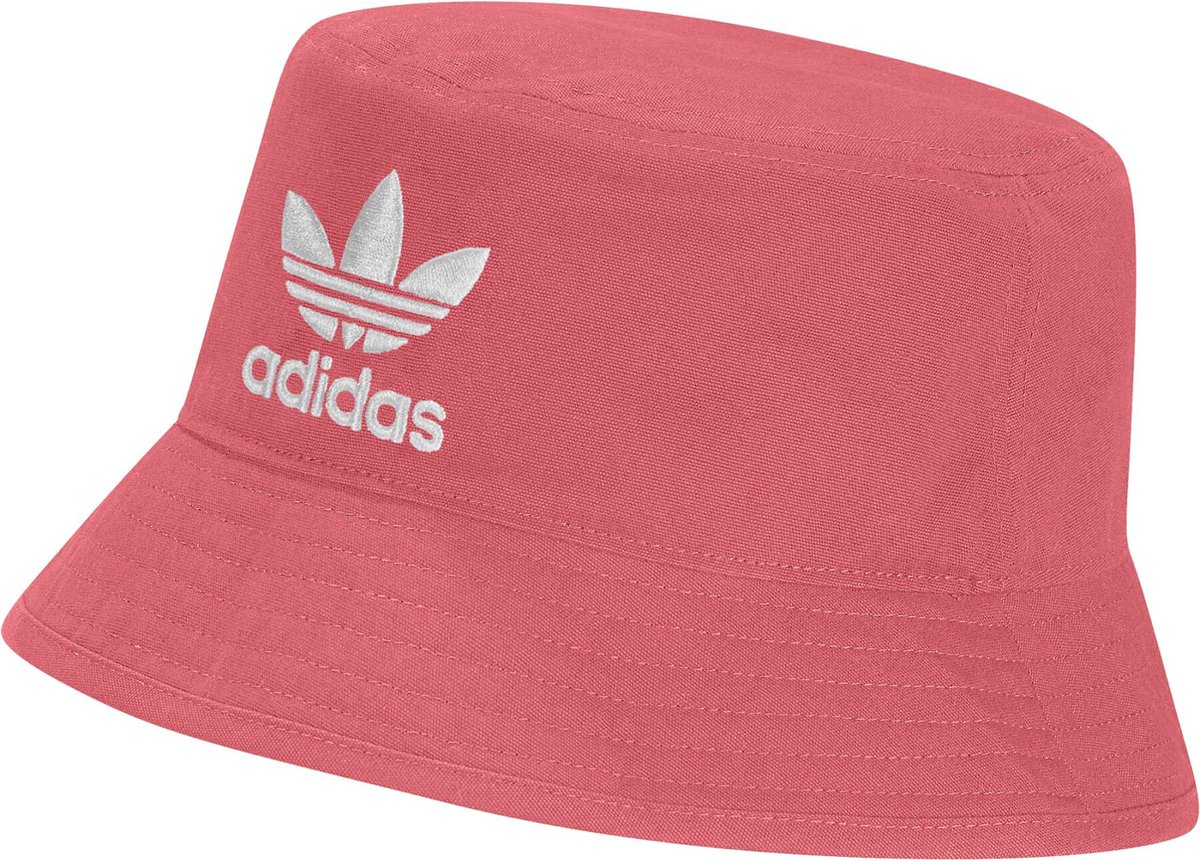 Adidas Bucket Hat Pink OSFM Dames Hoed Roze Zomer bol