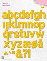 SD176 Nellie Snellen Shape Dies Continue Alphabet Large - snijmal alfabet groot XL - letters
