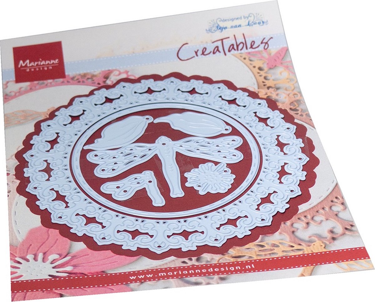 Marianne Design Anja's Creatable Dragonfly Circle 7stuks