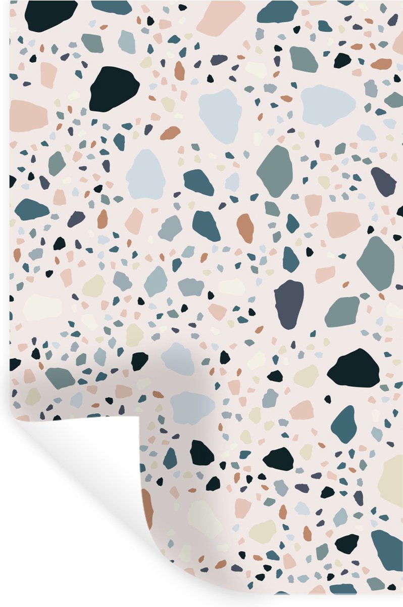 Muurstickers - Sticker Folie - Marmer - Stenen - Patronen - 60x90 cm - Plakfolie - Muursti
