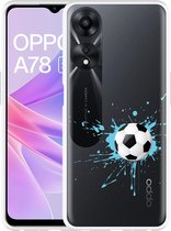 Cazy Hoesje geschikt voor Oppo A78 5G Soccer Ball