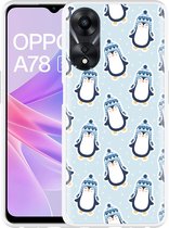 Cazy Hoesje geschikt voor Oppo A78 5G Pinguins