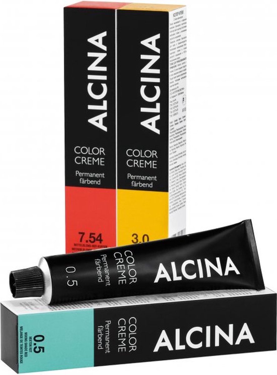 Alcina Color Creme Permanent coloring Creme Haar kleuring 60ml - 00.02 Matte Complementary Color / Matt Komplementär