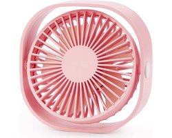 SmartDevil USB Ventilator - Tafelventilator Roze - Stille Mini Usb Fan - Bureau Ventilator - Bed…