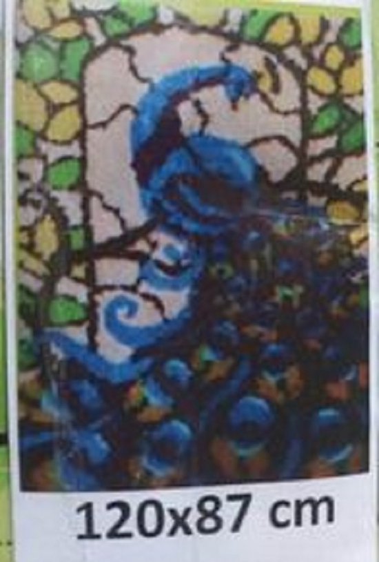RxiBeFuw 55 x 75 cm Knooptapijt om zelf te knopen, vuurtoren RxiBeFuw 55 x 75 cm Knooptapijt om zelf te knopen, vuurtoren