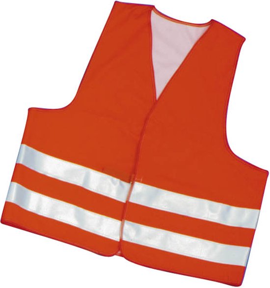 Oranje gebreid vest met knopen - Dames | Sissy-Boy