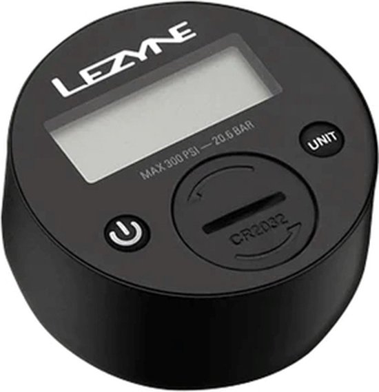 Lezyne 350 PSI Digital Gauge 2.5 Inch - Vervangingsmanometer voor alle vloerpompen - Inclusief lijm en o-ring - Zwart — afbeelding 2