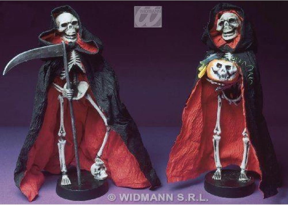 HALLOWEEN SKELETON STATUES-30 CM.-2 ST.ASS. (1stuk) Halloween