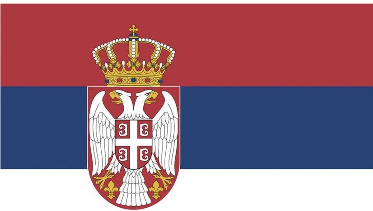 Vlag Servië