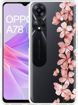 Cazy Hoesje geschikt voor Oppo A78 5G Flower Branch