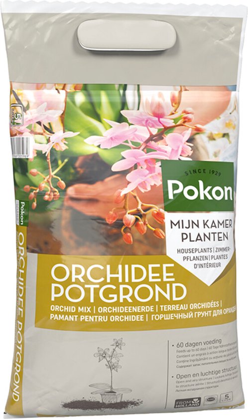 Pokon Orchidee Potgrond - 5l - Potgrond (Orchidee) - 60 dagen voeding