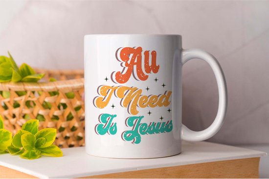 Mok All i Need is Jesus - God - Jesus - Blessed - Faith - God is Good - Holy Spirit - Jesus Love you - Church - Kerk - Gift - Cadeau