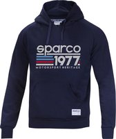 Sparco 1977 Hoodie - XXL - Blauw