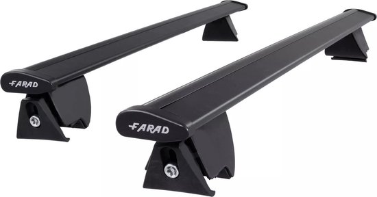 Dakdragers geschikt voor Kia Niro 2016 t/m 2022 gesloten dakrailing - Aluminium - Hoog laadvermogen 100kg - Wingbar Zwart - Merk Farad