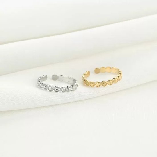 Bijoutheek Ring (Sieraad) Rondjes Zilver | bol