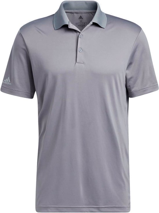 Adidas Performance Golf Polo Grijs Heren Maat S bol