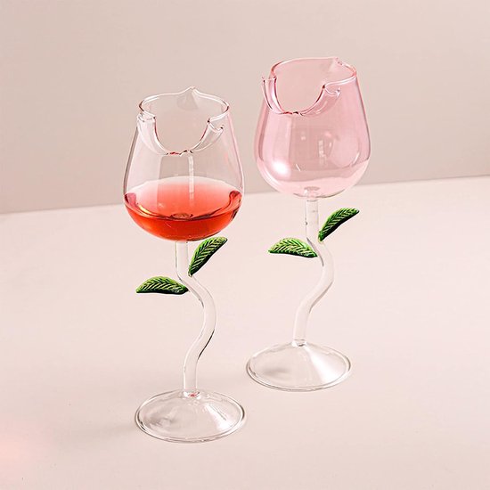 Verre à vin en relief, gobelet élégant, verres, rose, or - AliExpress