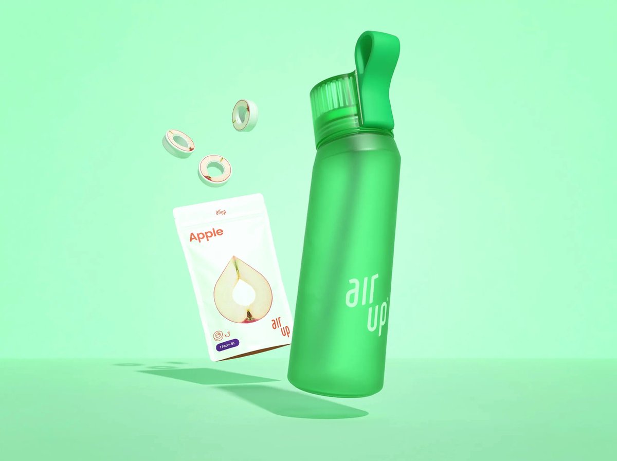 Air Up Drinking bottle starter kit - Vibrant Green - Comprenant 3