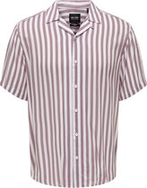 Only & Sons Overhemd Onswayne Life Ss Viscose Shirt Noos 22013267 Nirvana Mannen Maat - XL