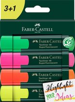 Faber-Castell tekstmarker 48 - 4 stuks - FC-254831