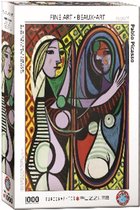 Eurographics Fille devant un miroir - Pablo Picasso (1000)