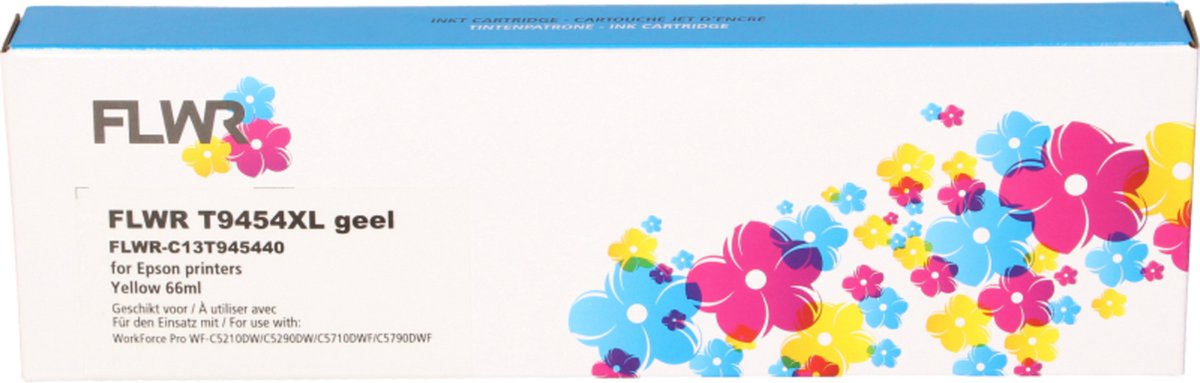FLWR - Cartridges / Epson T9454XL / geel / Geschikt voor Epson